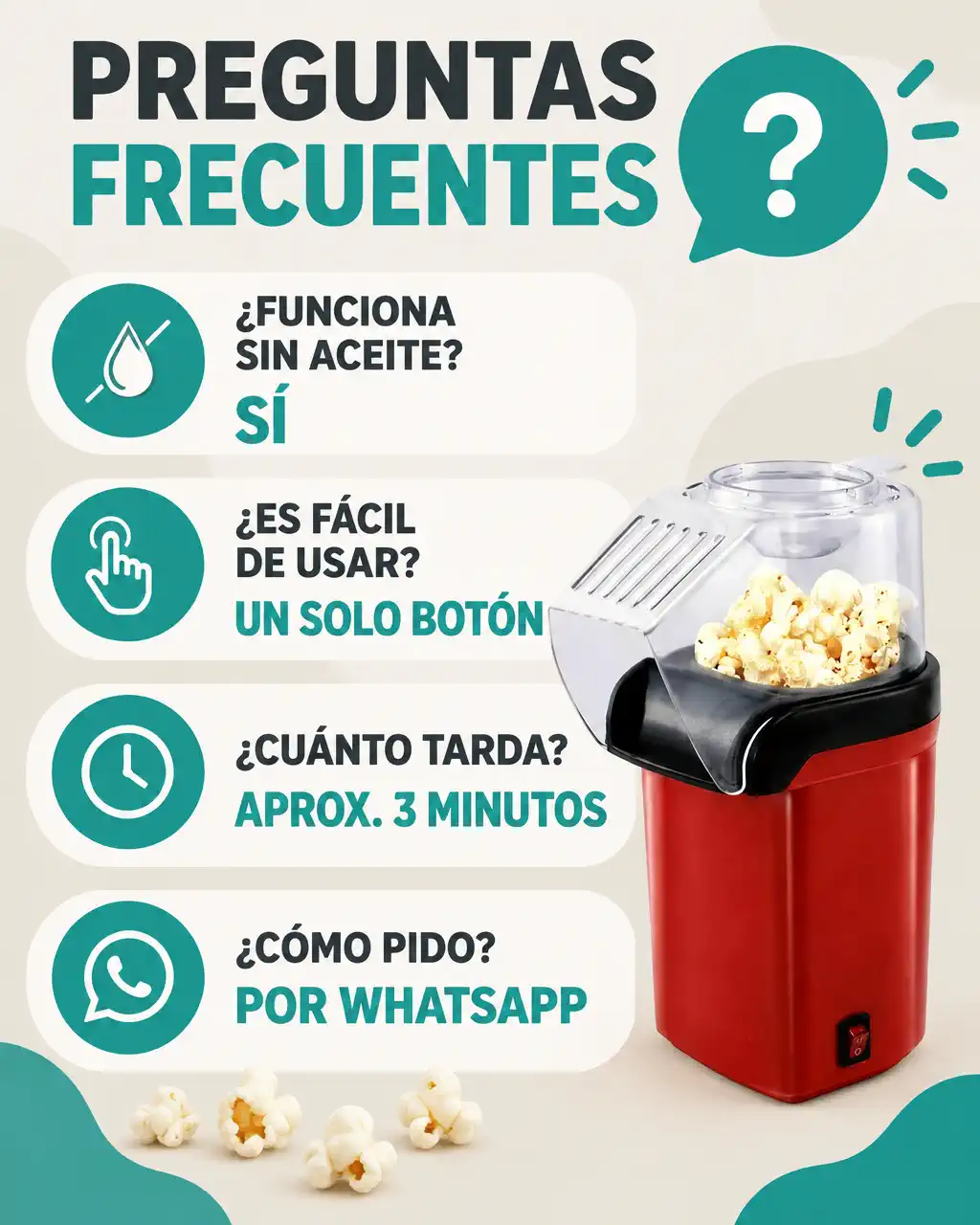 MÁQUINA DE CRISPETAS