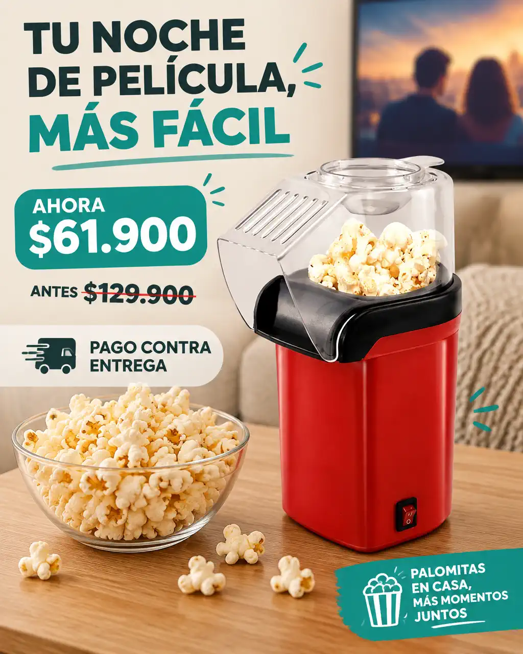 MÁQUINA DE CRISPETAS