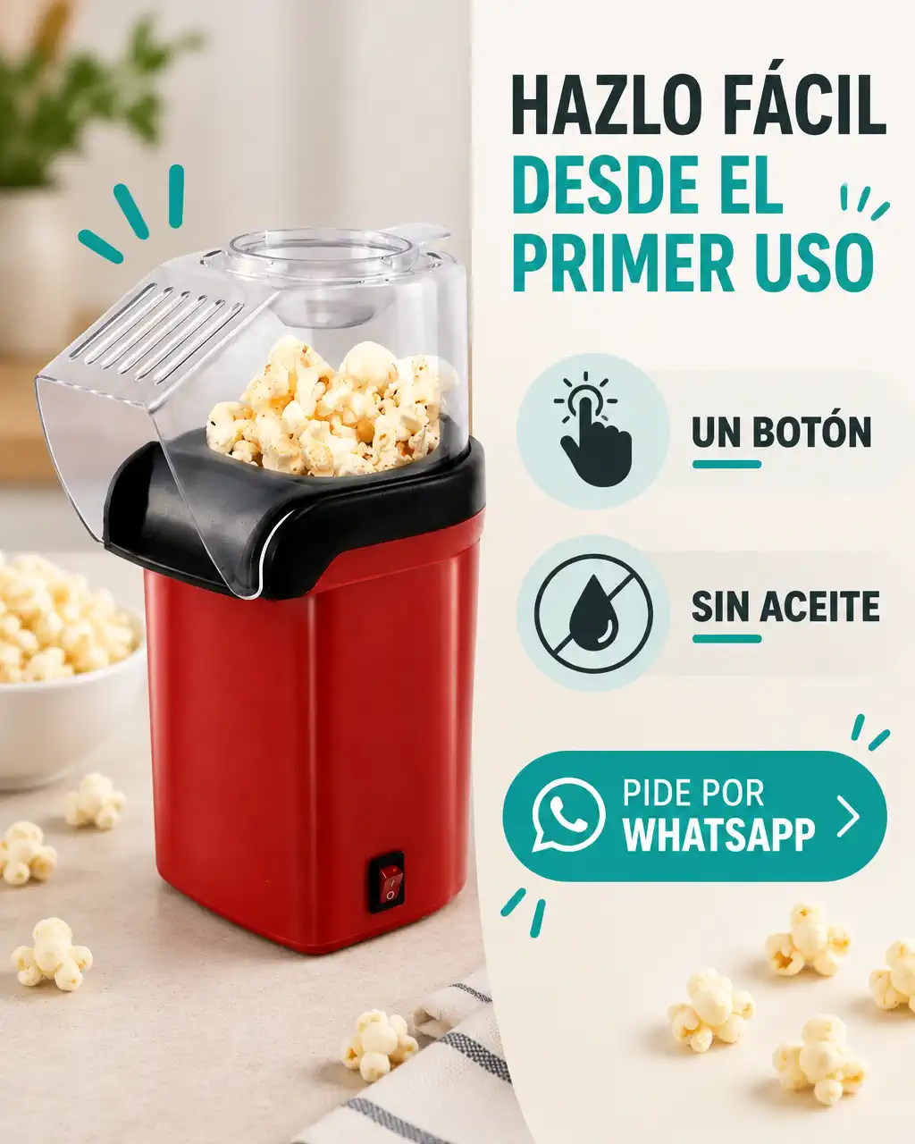 MÁQUINA DE CRISPETAS