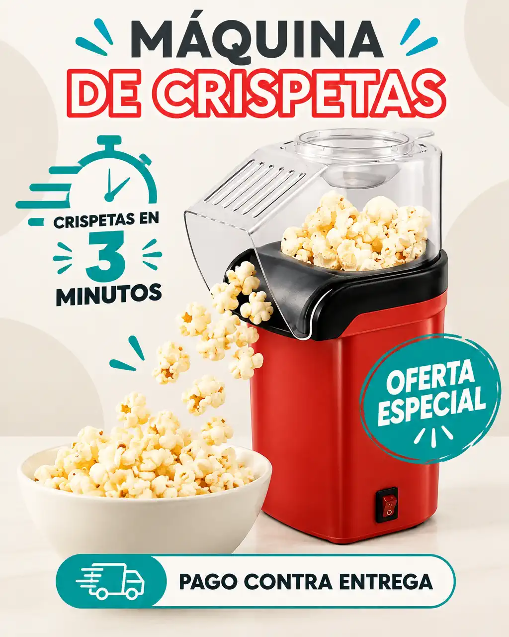 MÁQUINA DE CRISPETAS