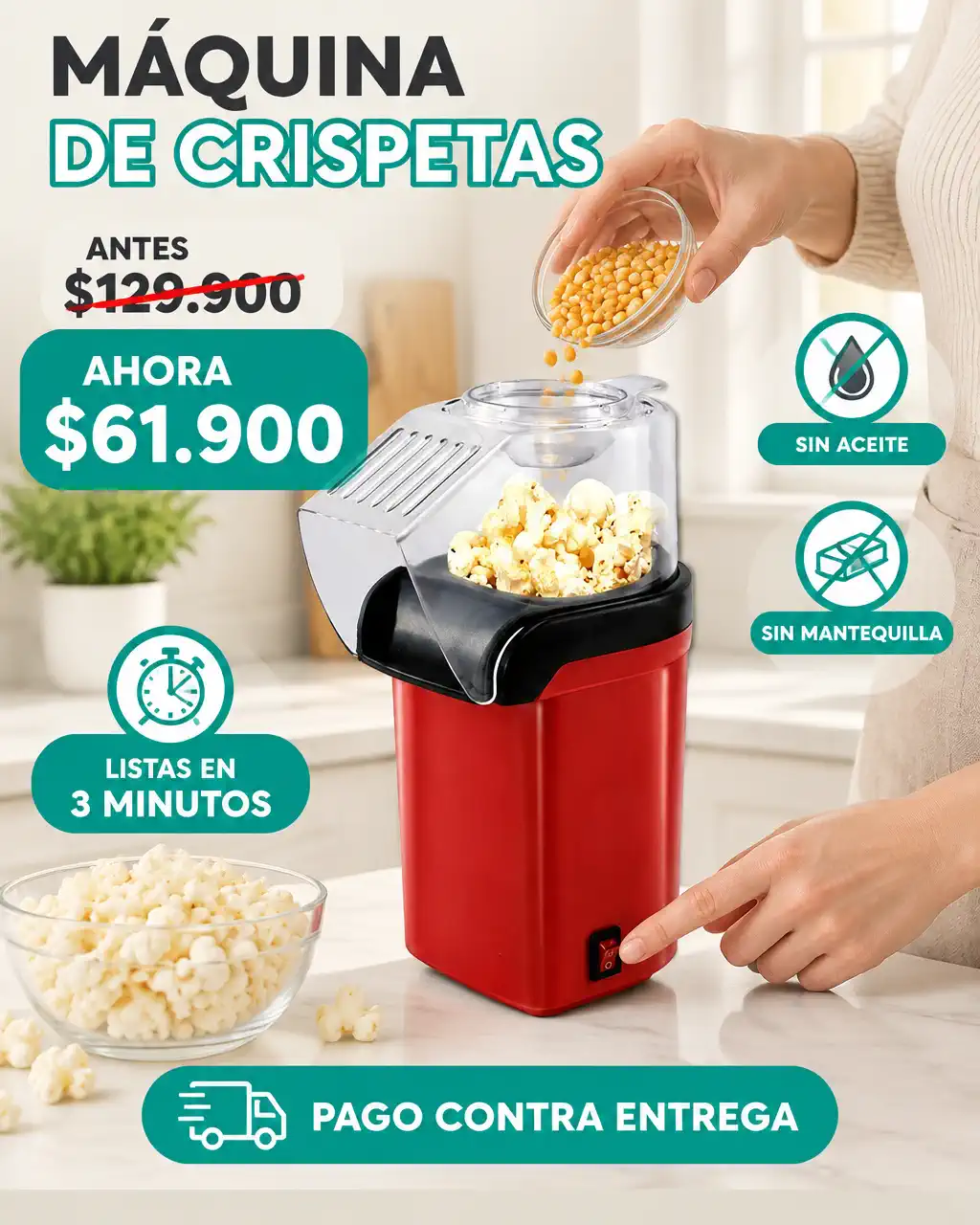 Máquina de crispetas