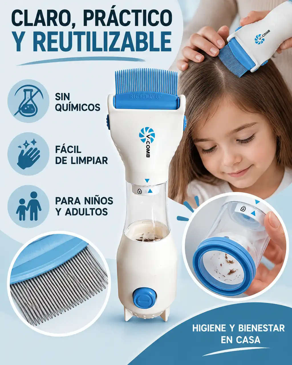 ASPIRADORA DE PIOJOS