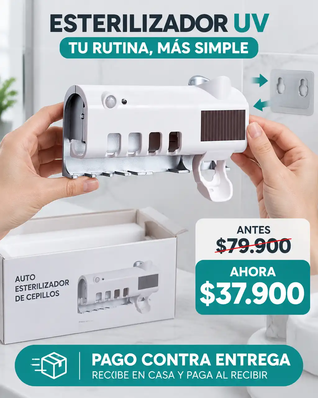 Auto esterilizador de cepillos