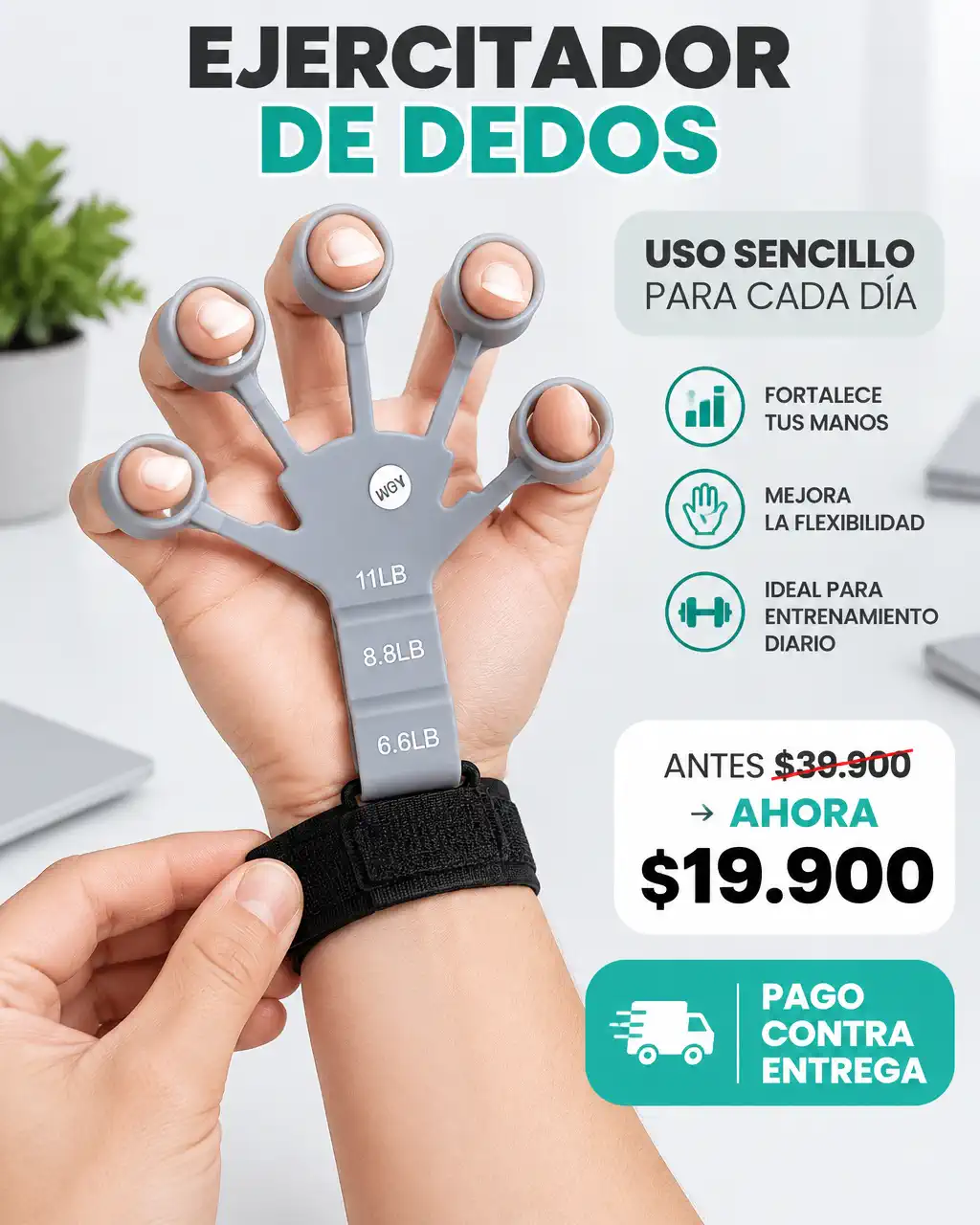 Ejercitador de dedos