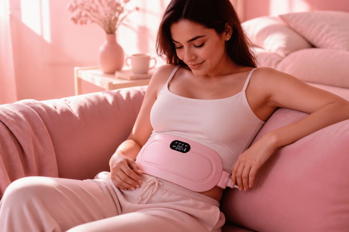 Anturio - Masajeador térmico para cólicos menstruales