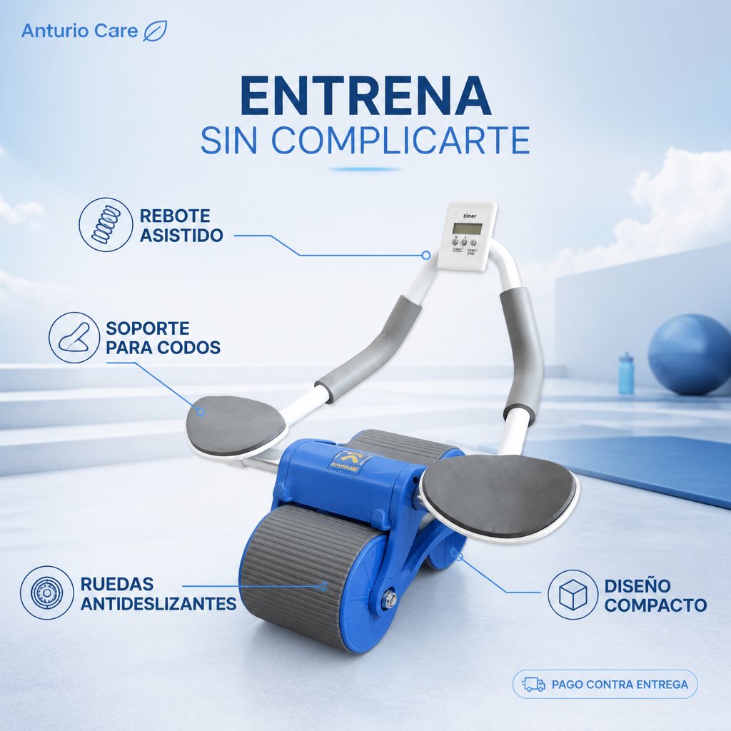Rueda abdominal con rebote drop