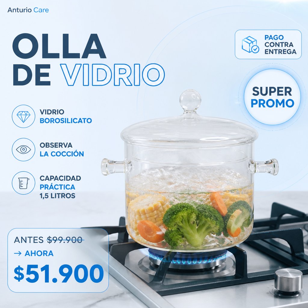 Olla de vidrio