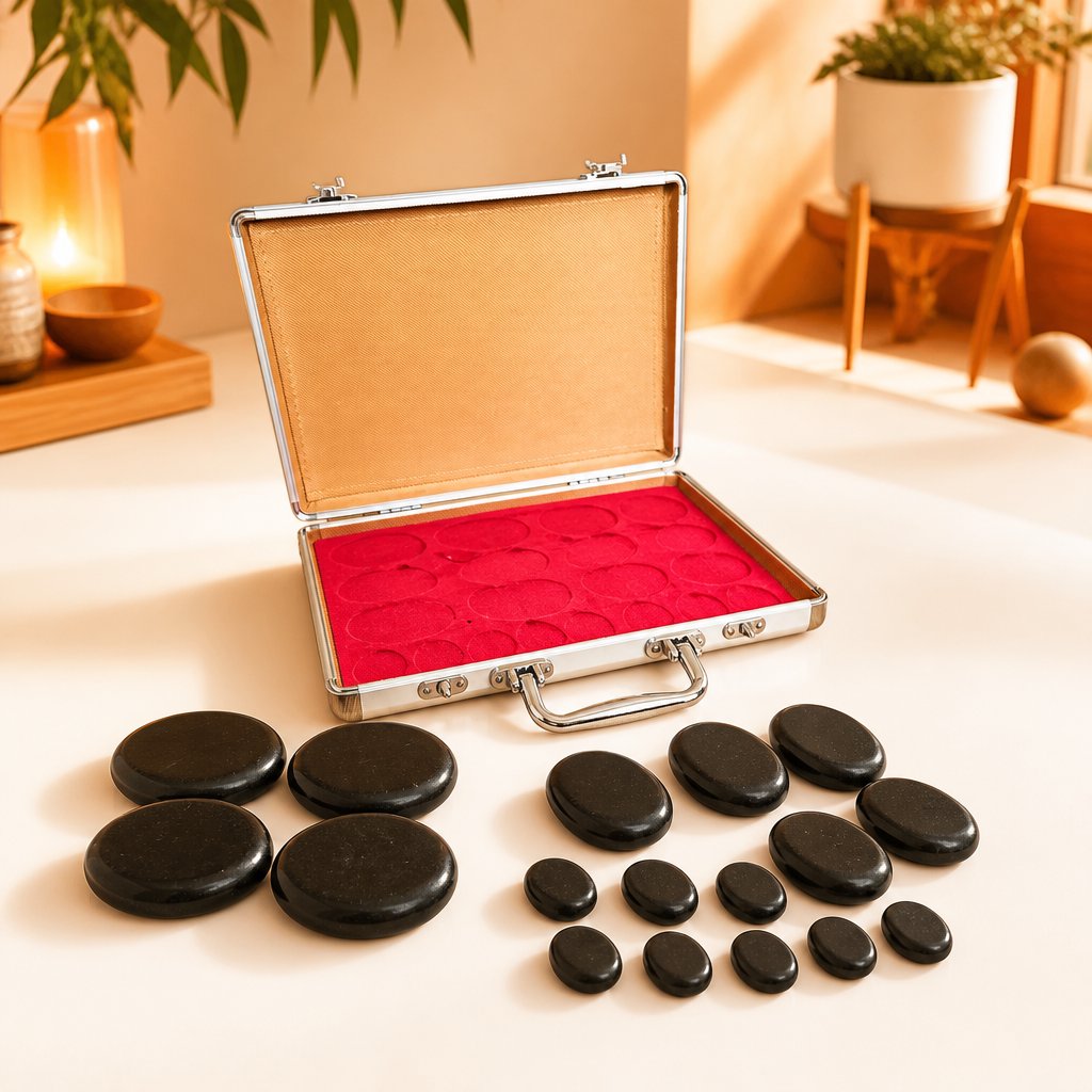 anatomía de Piedras para masajes x16