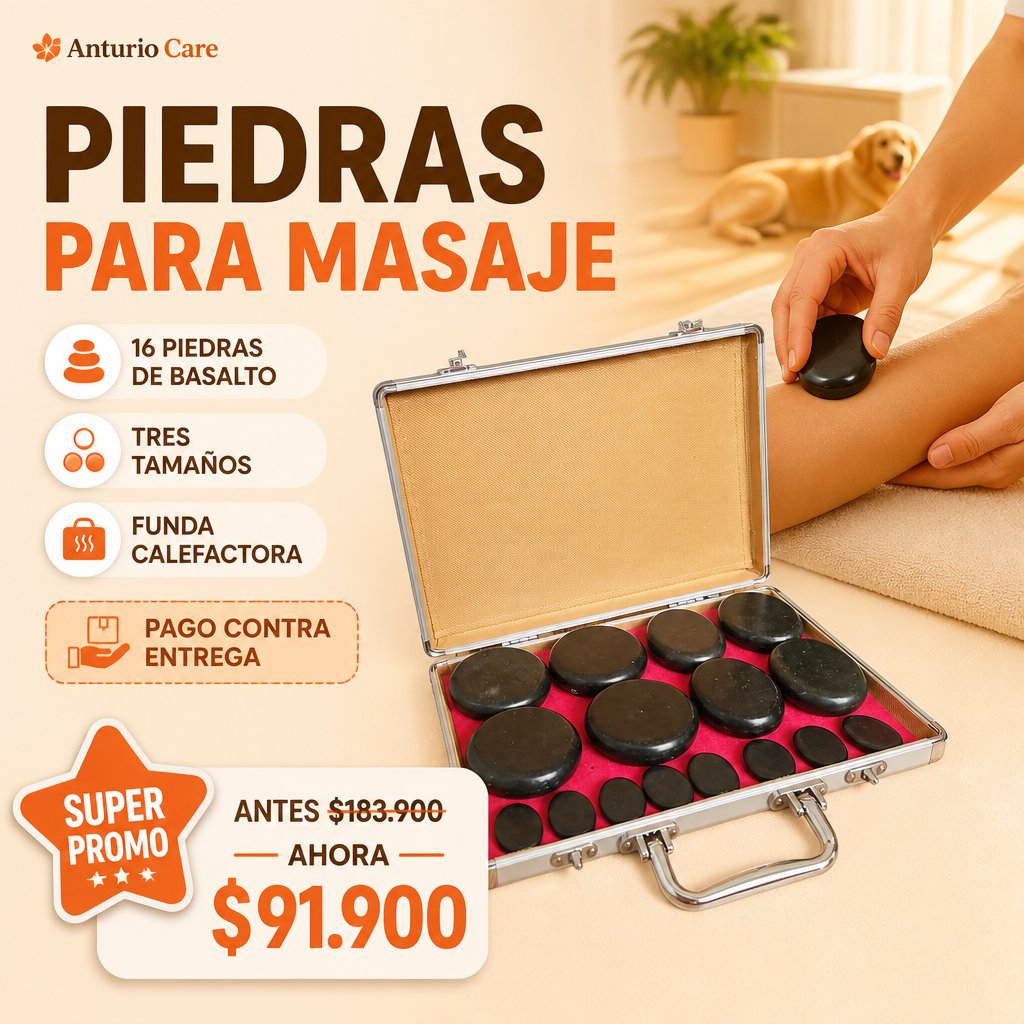 Piedras para masajes x16