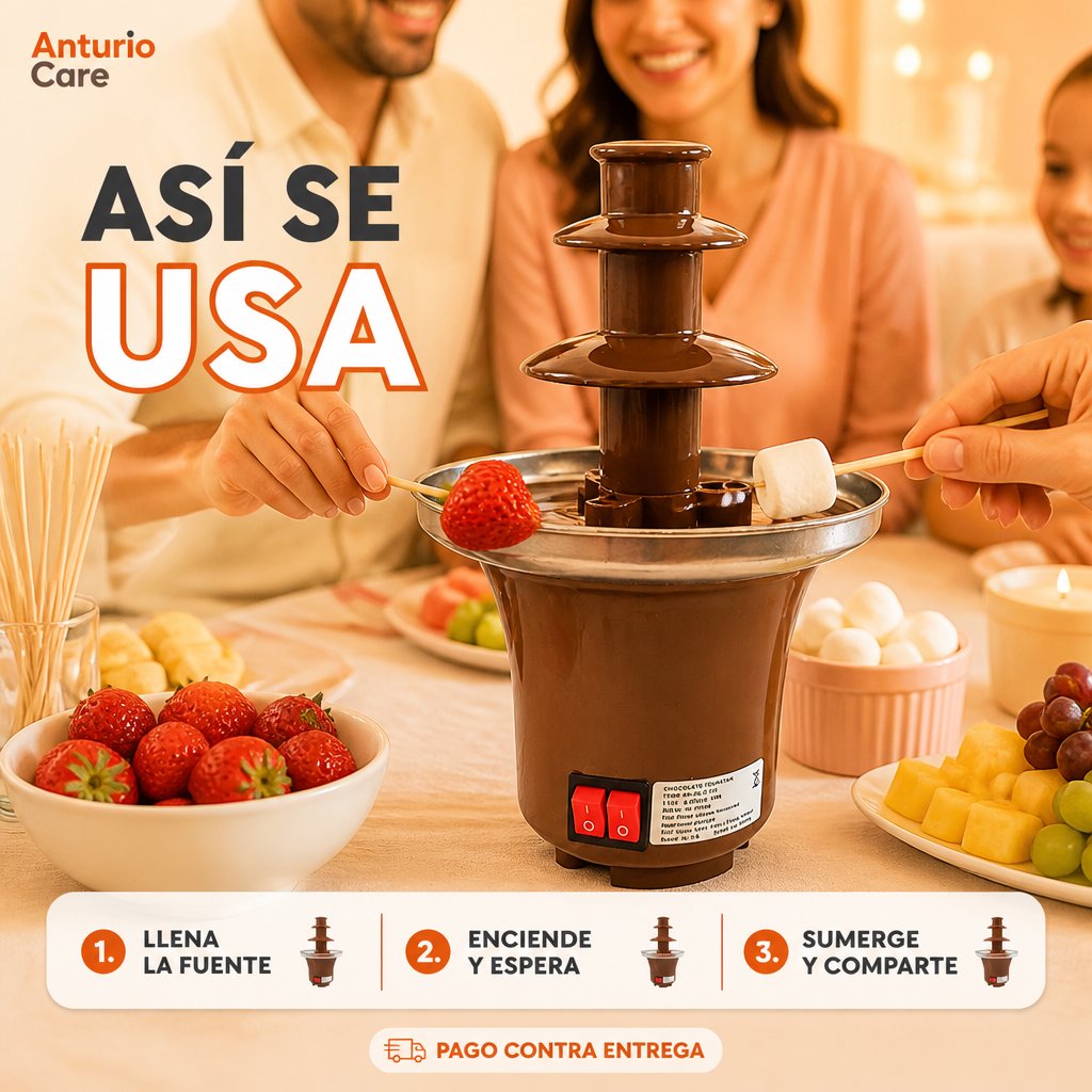 Fuente de chocolate hero