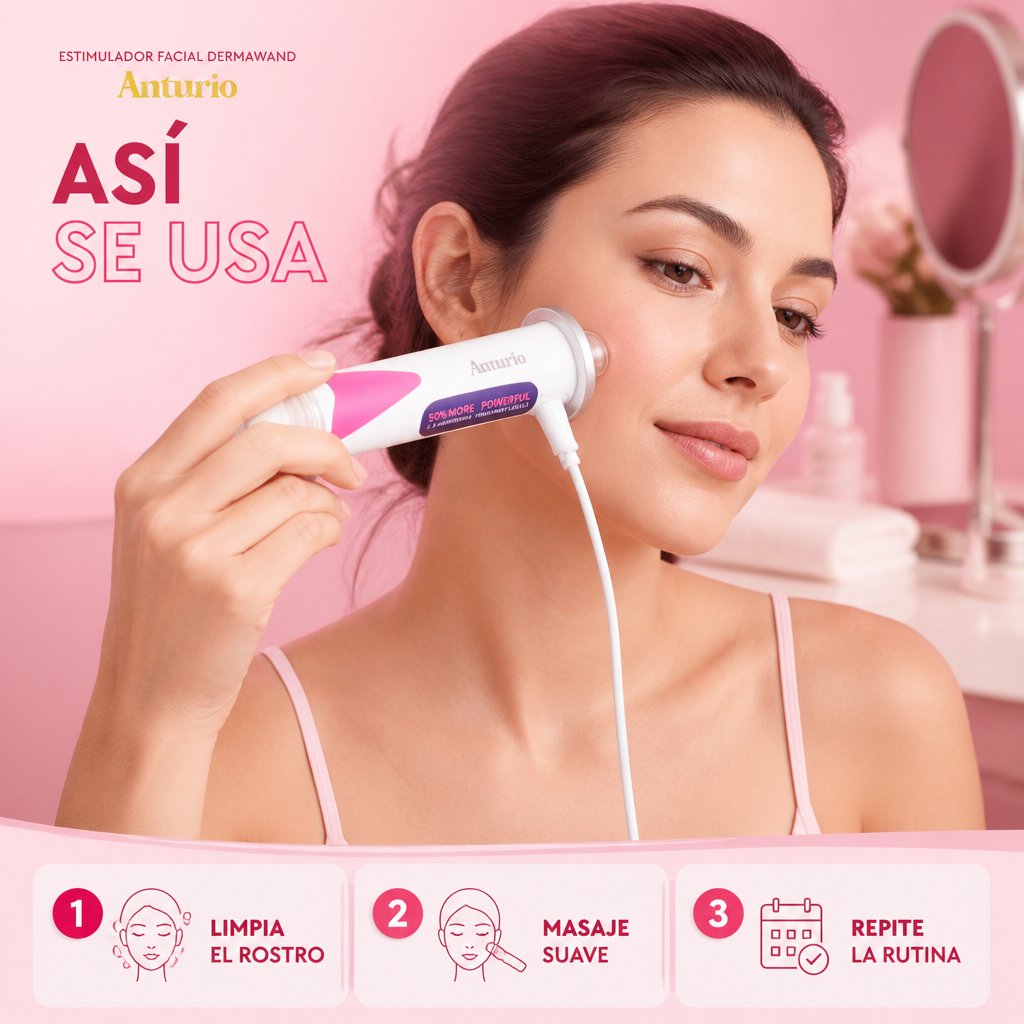 Anturio - Estimulador facial Dermawand hero
