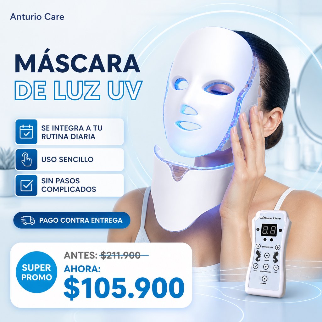Máscara de luz UV