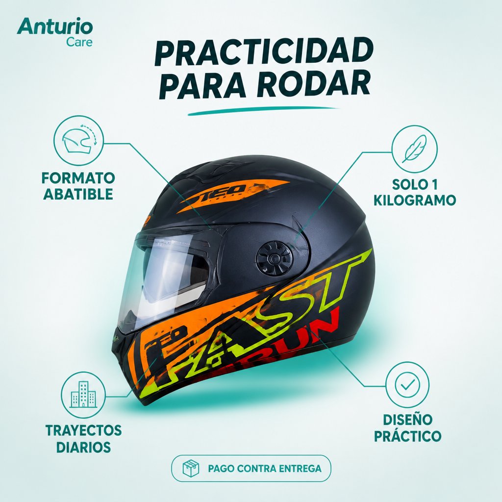 Casco abatible hero