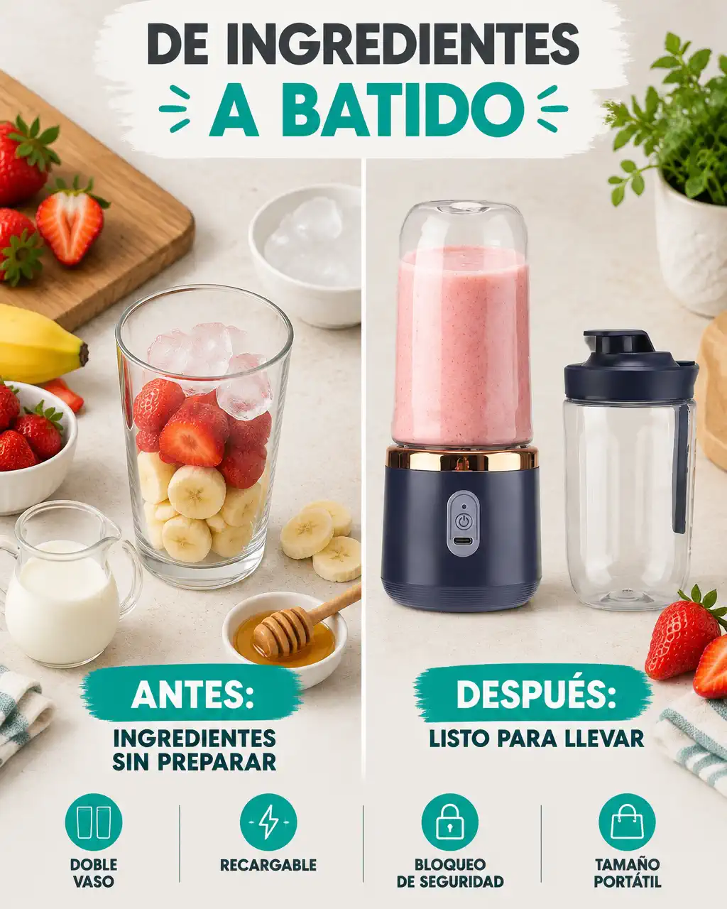 LICUADORA DOBLE VASO