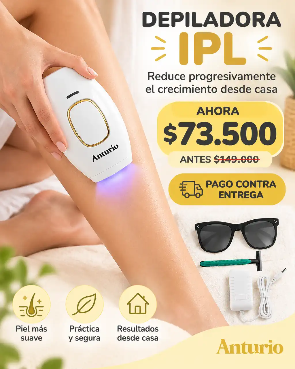 Depiladora Láser Ipl Permanente