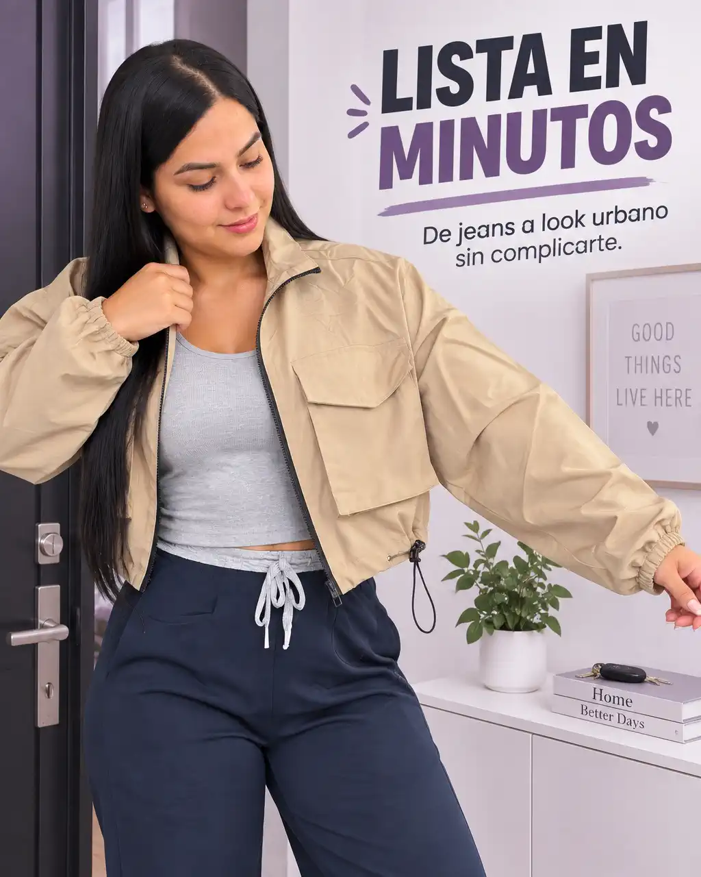 CHAQUETA CORTA CARGO