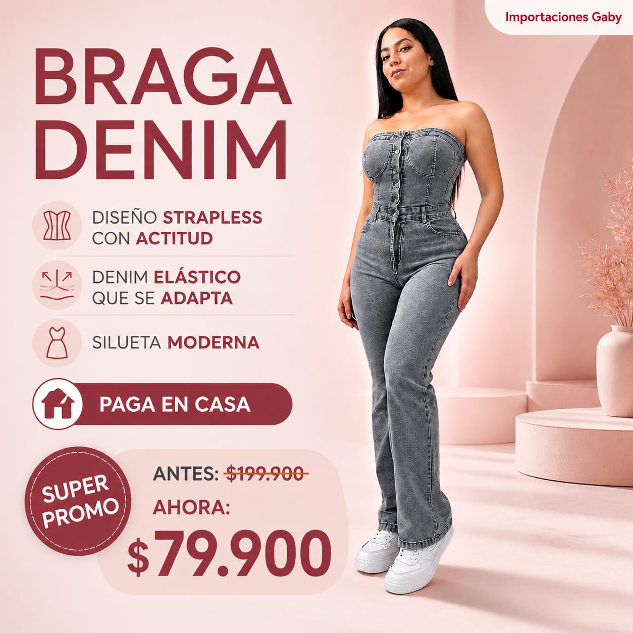 BRAGA CON DISEÑO TIPO ESTRAPLE hero