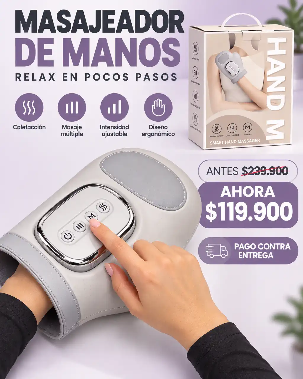 Masajeador de manos