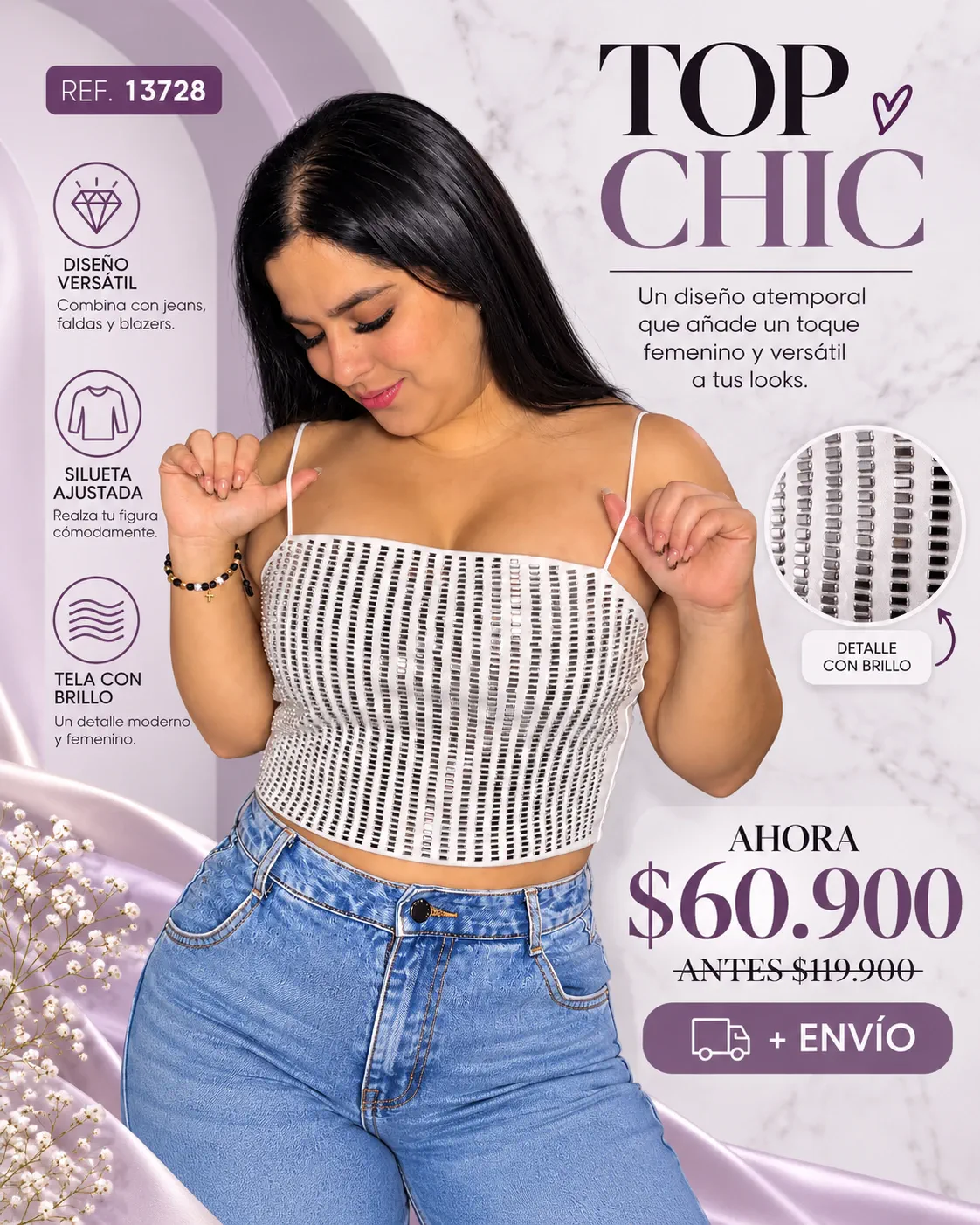 TOP CHIC-TIRANTES FINOS