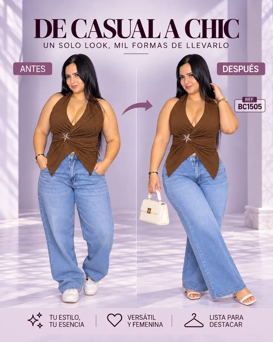 BLUSA CRUZADA