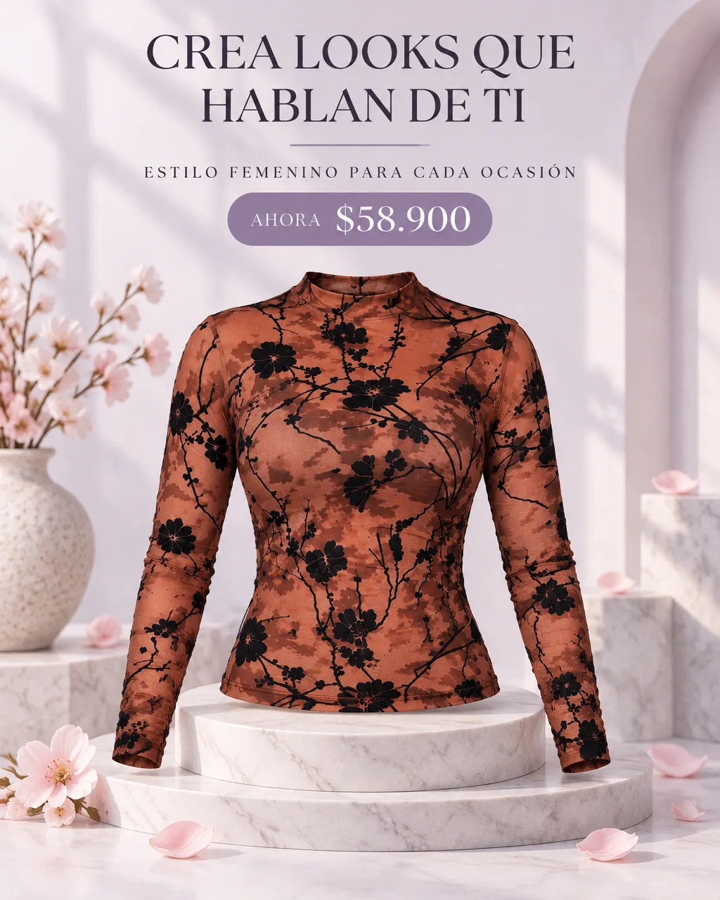 BLUSA MESH SIENNA