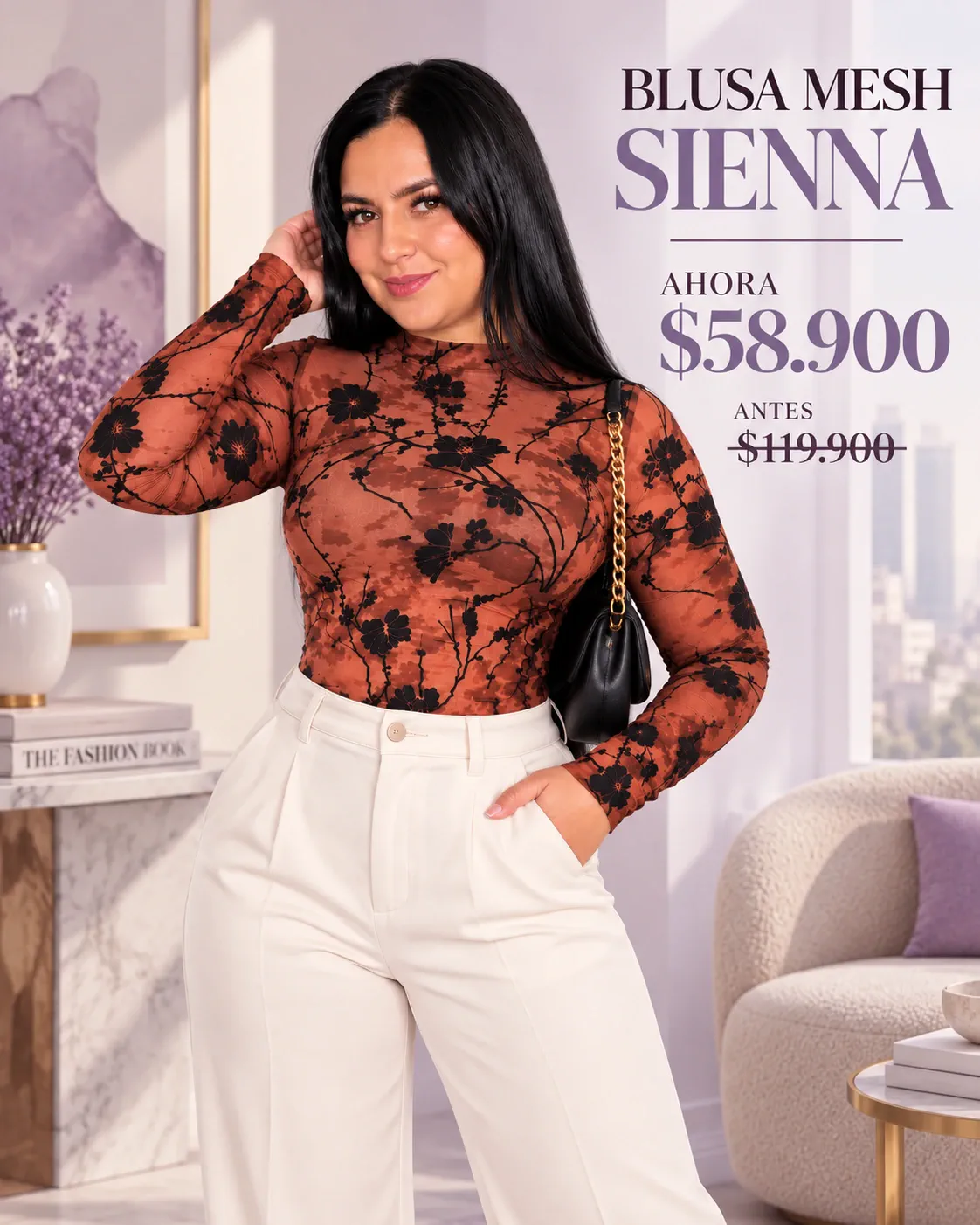 BLUSA MESH SIENNA