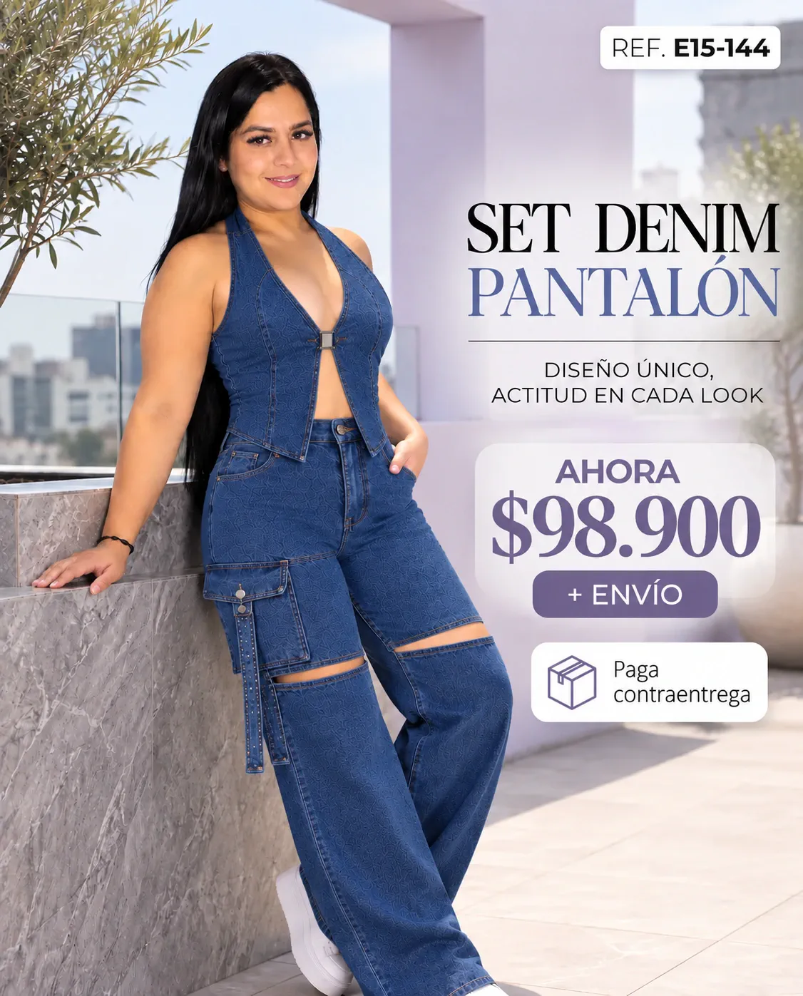 SET DENIM PANTALÓN