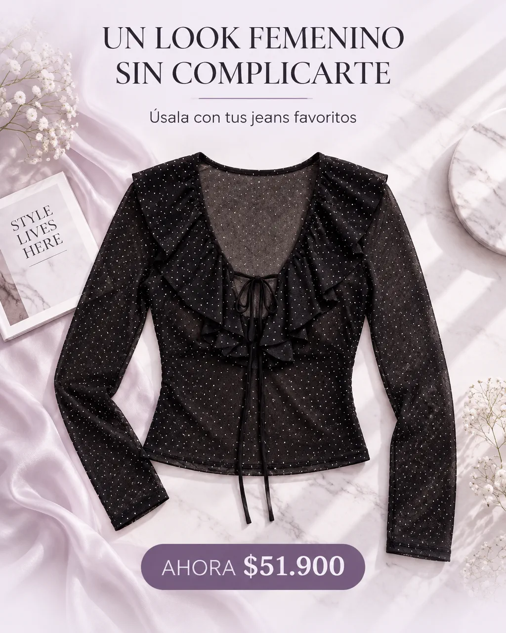 BLUSA TRANSPARENTE