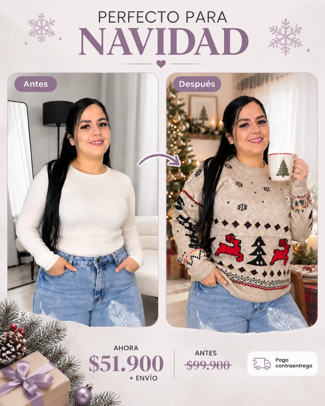 SUÉTER NAVIDEÑO