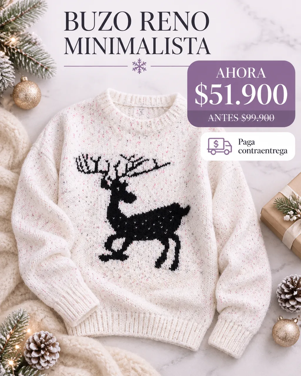 BUZO RENO MINIMALISTA