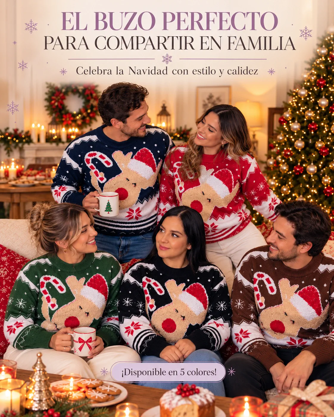BUZO NAVIDEÑO RENO