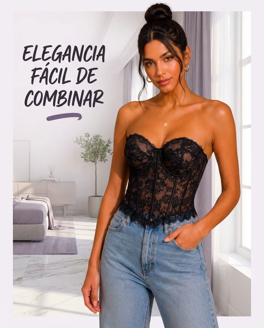 CORSET DE ENCAJE