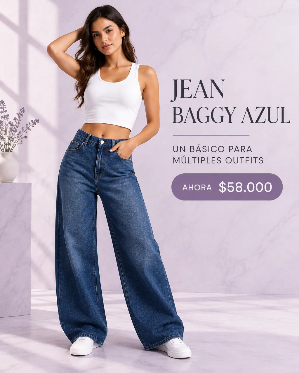 JEAN BAGGY AZUL