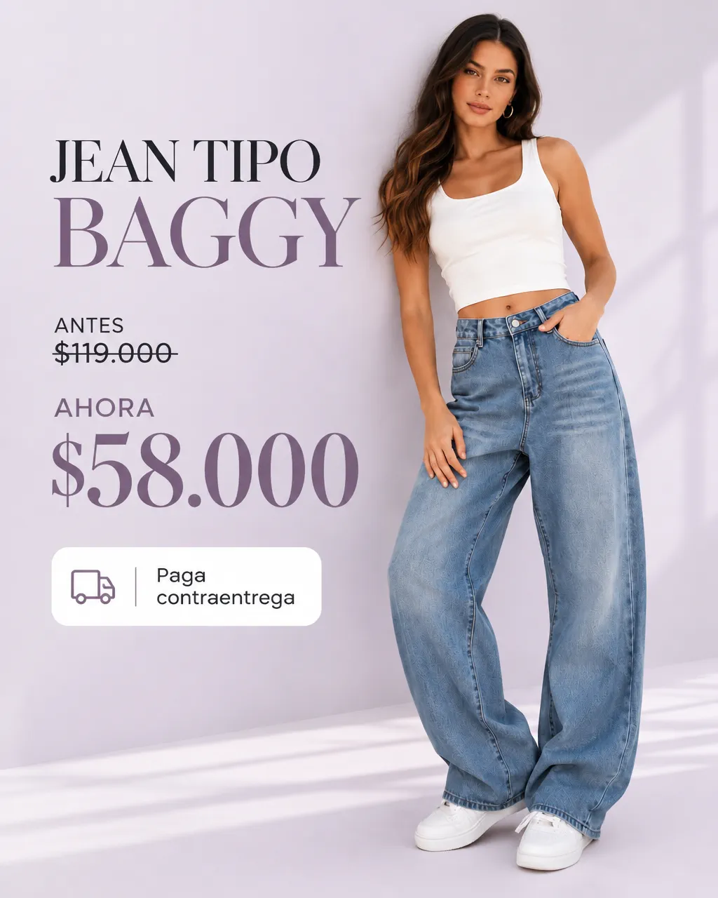 JEAN TIPO BAGGY AZUL