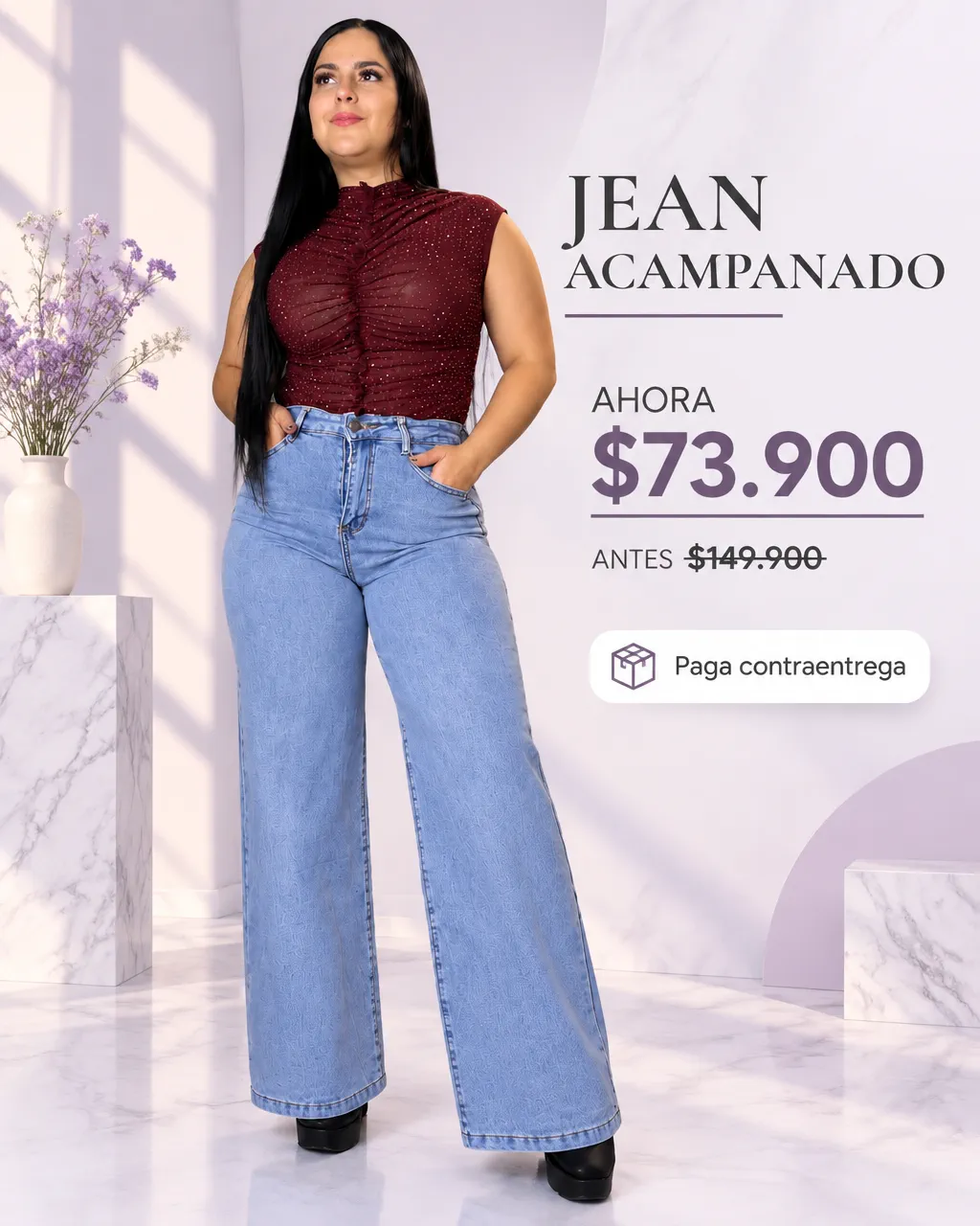 JEAN ACAMPANADO VINTAGE