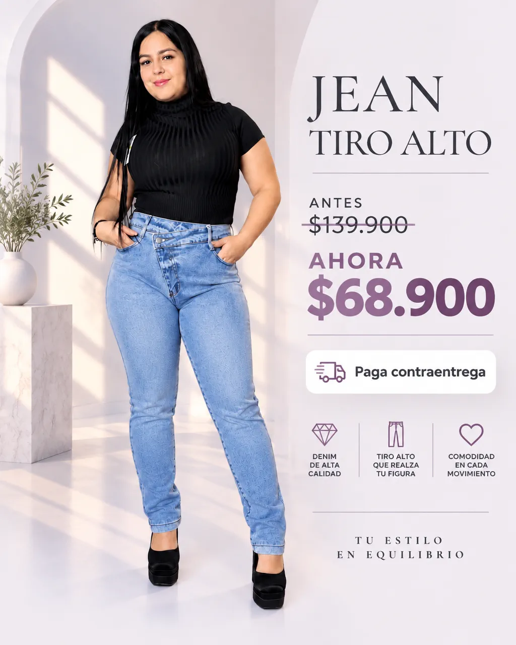 JEAN TIRO ALTO