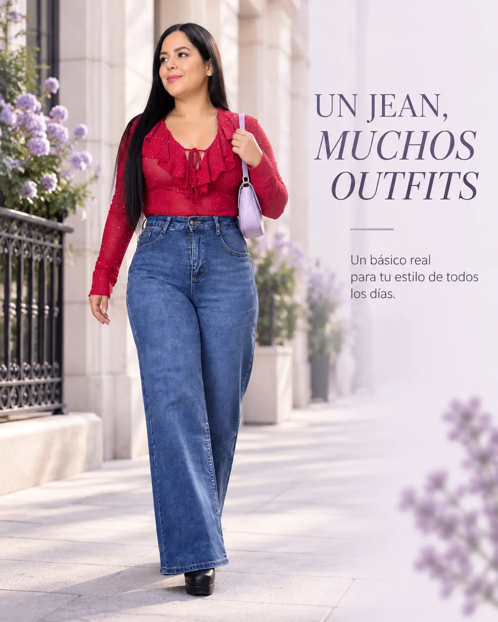 JEAN PALAZZO DENIM