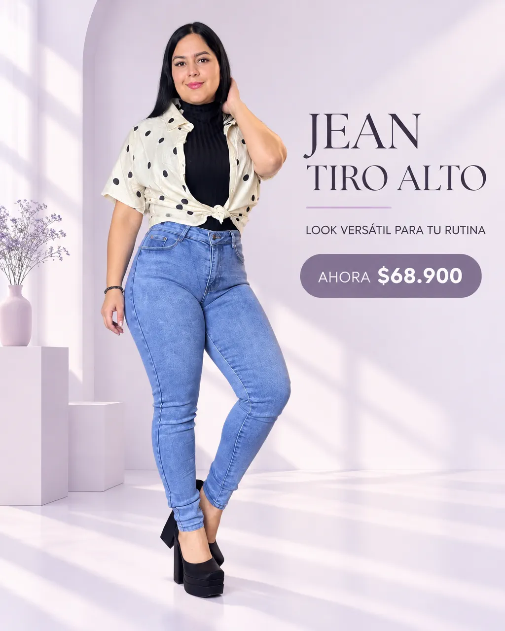 JEAN TIRO ALTO