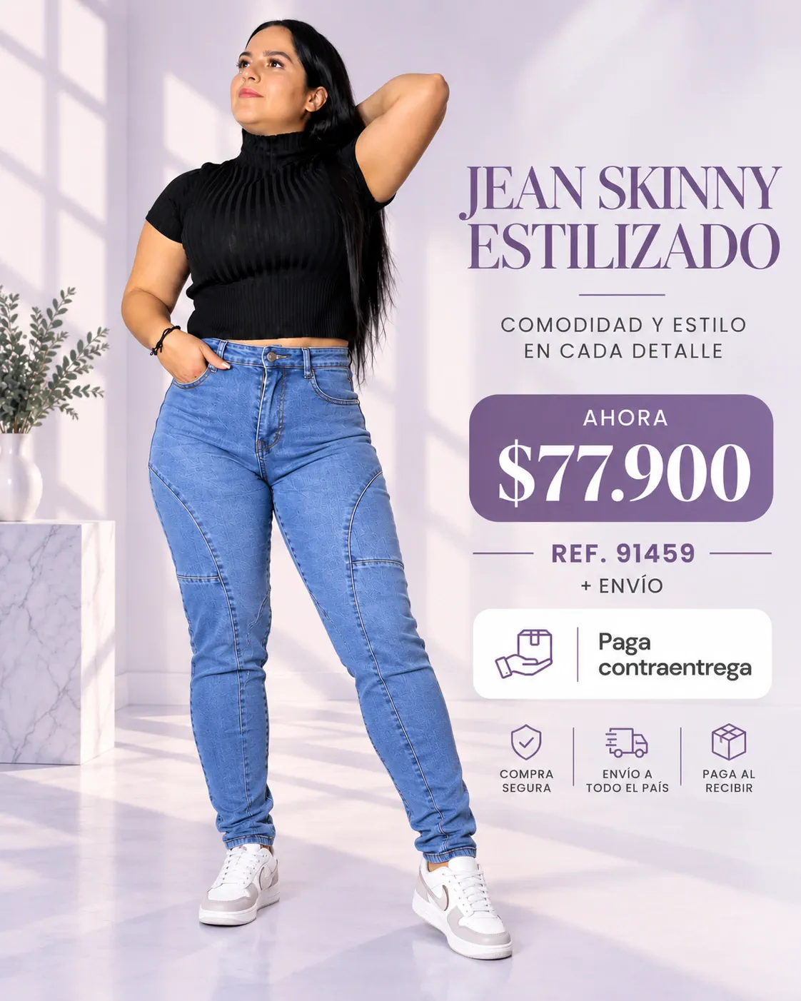 JEAN SKINNY ESTILIZADO