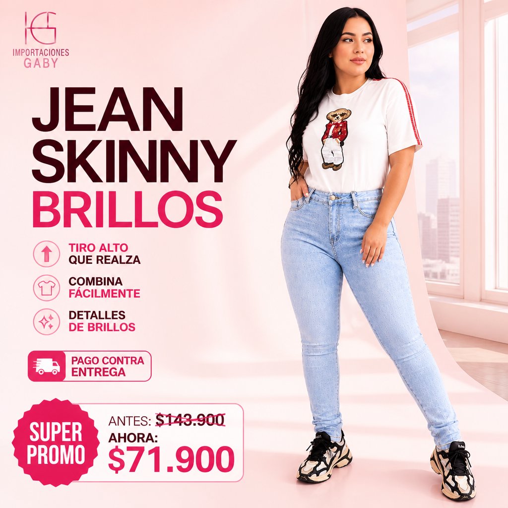 Jean Skinny Brillos-SK-001