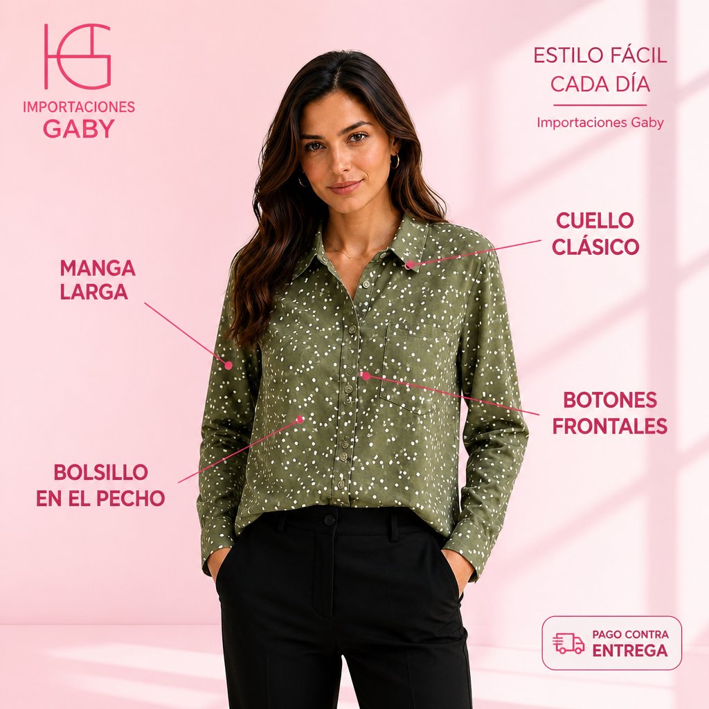 BLUSA DE BOTONES Y PUNTICOS unit