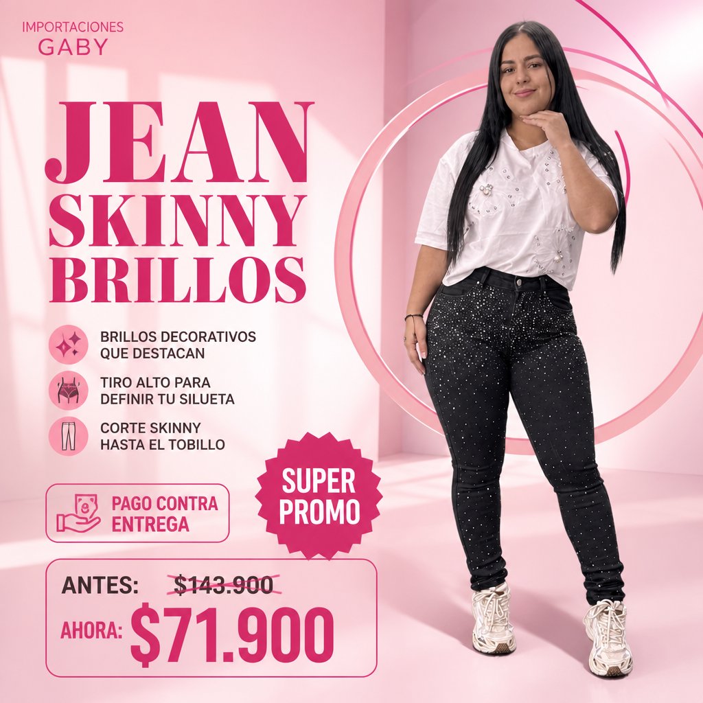 Jean Skinny Brillos-SK-002