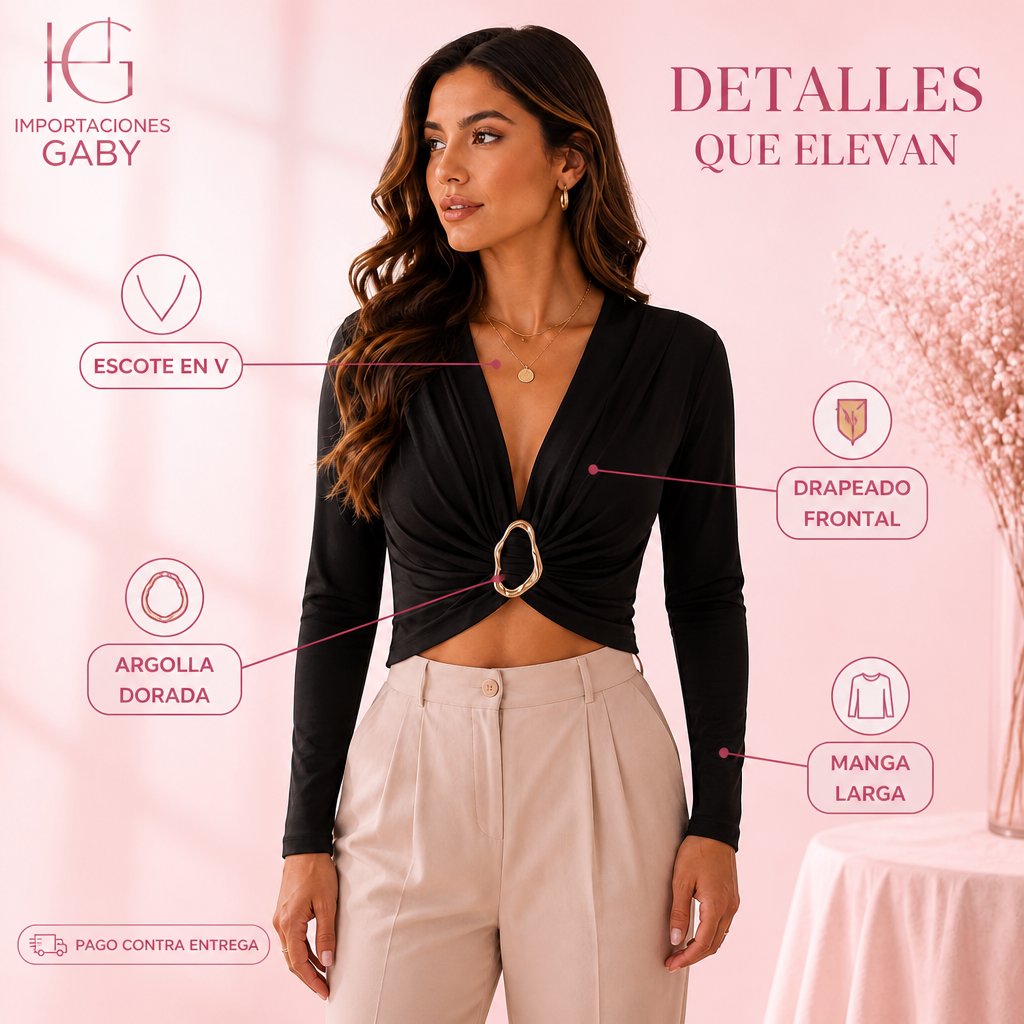 BLUSA CROP CON ARGOLLA unit