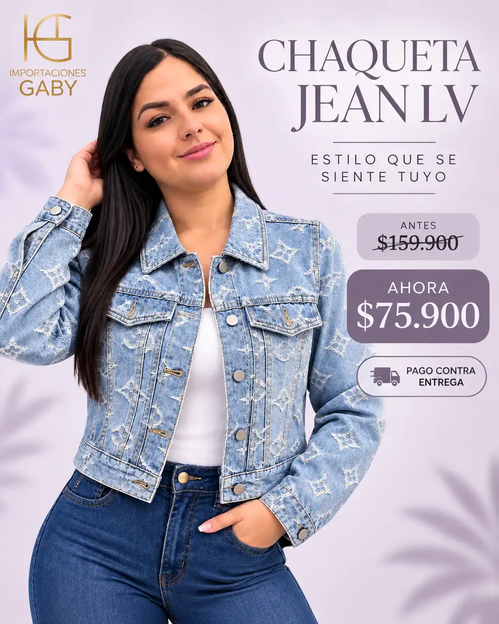 CHAQUETA JEAN LV