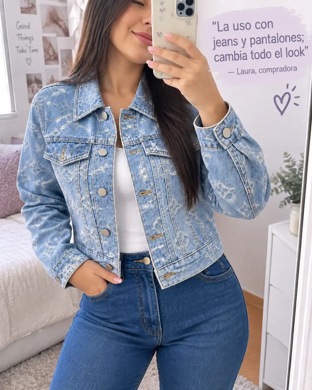CHAQUETA JEAN LV