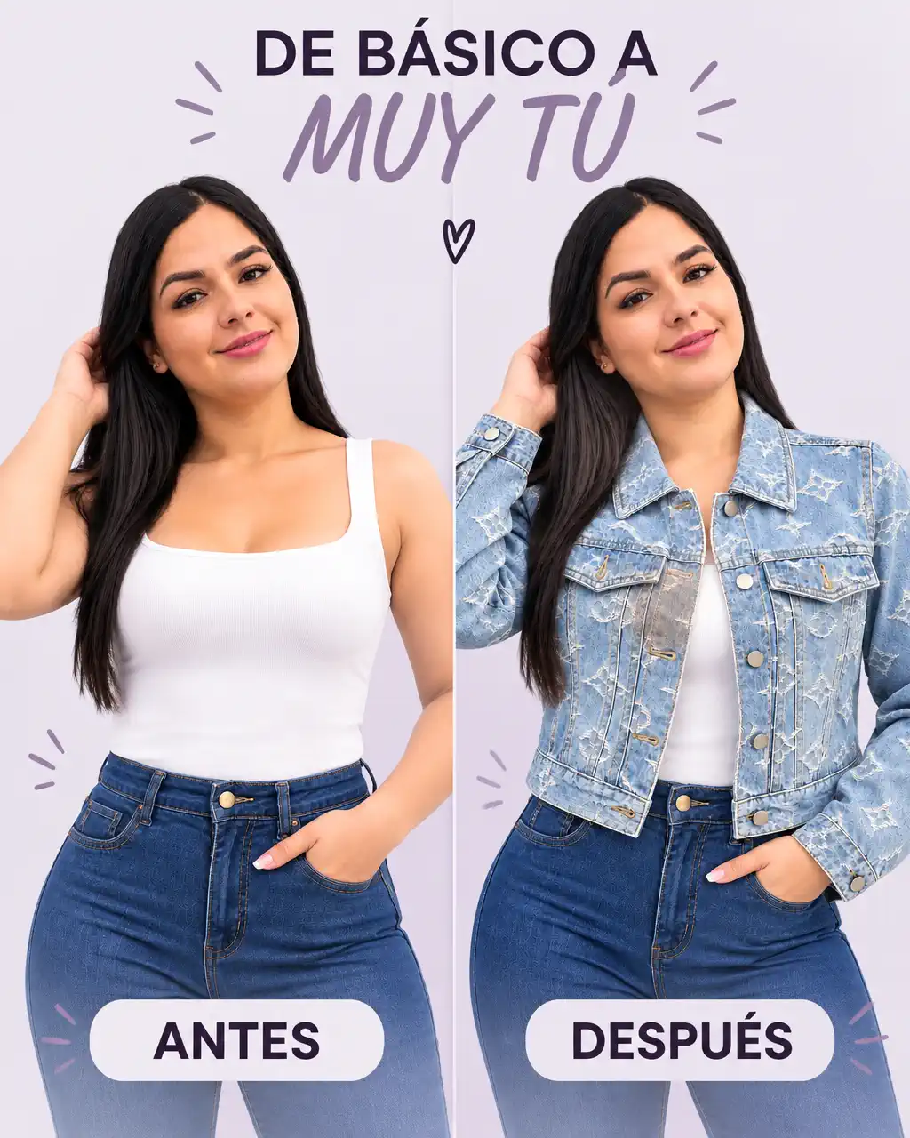 CHAQUETA JEAN LV