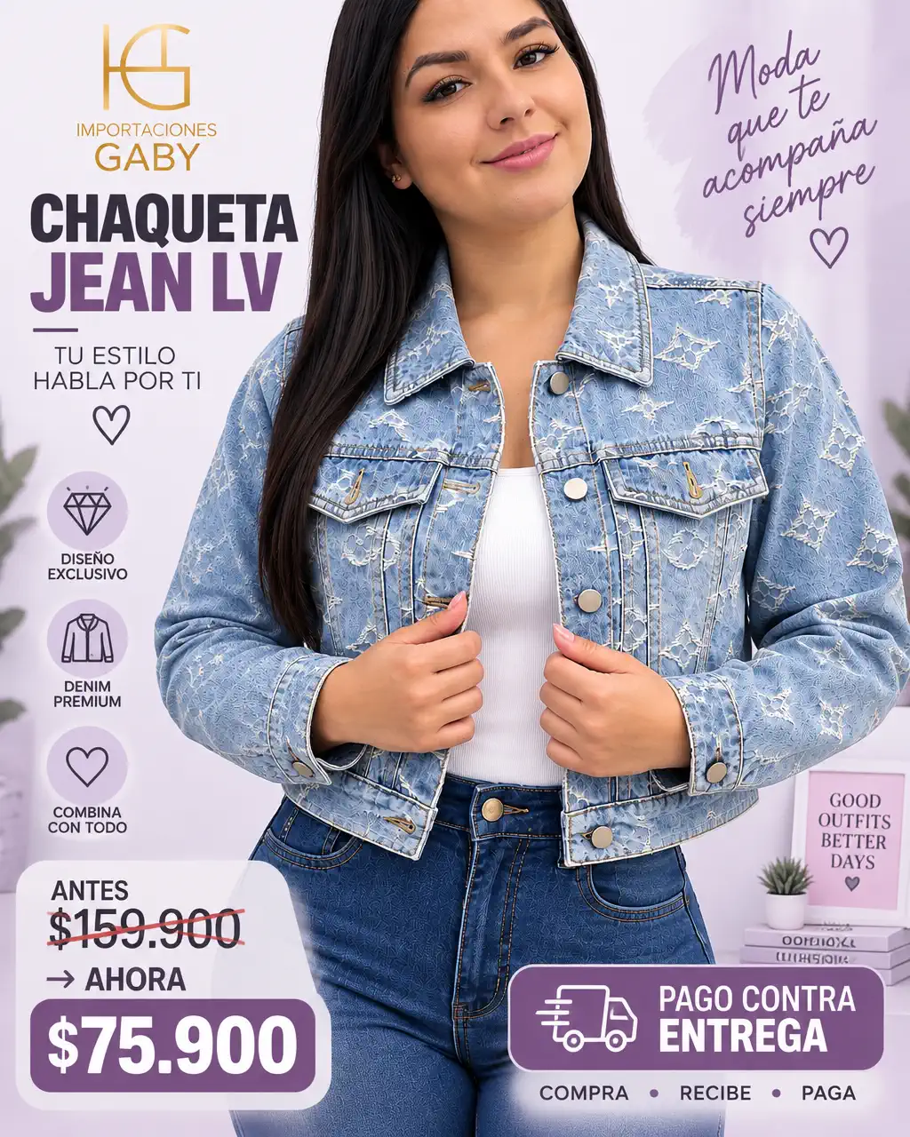 CHAQUETA JEAN LV