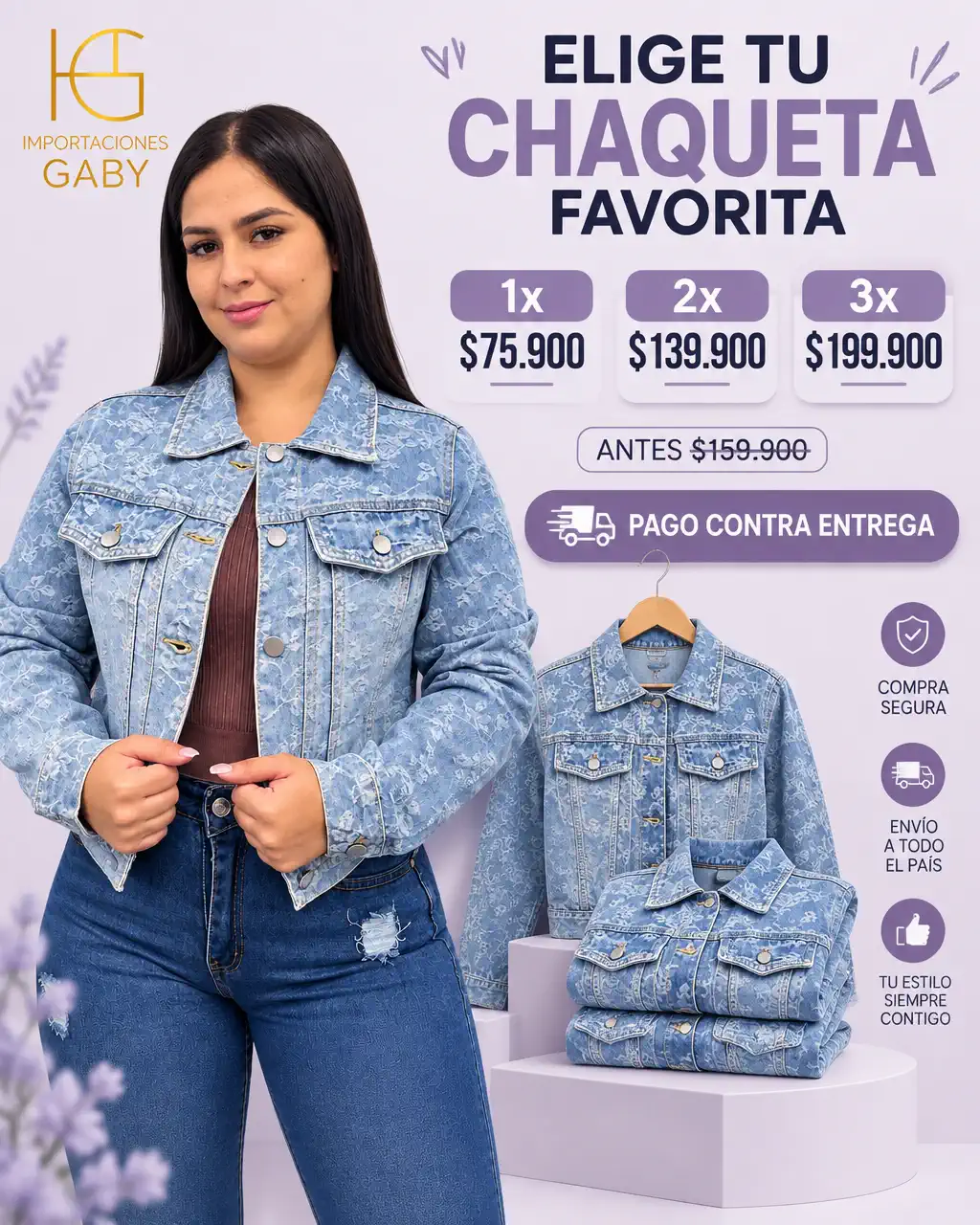 CHAQUETA DE JEAN