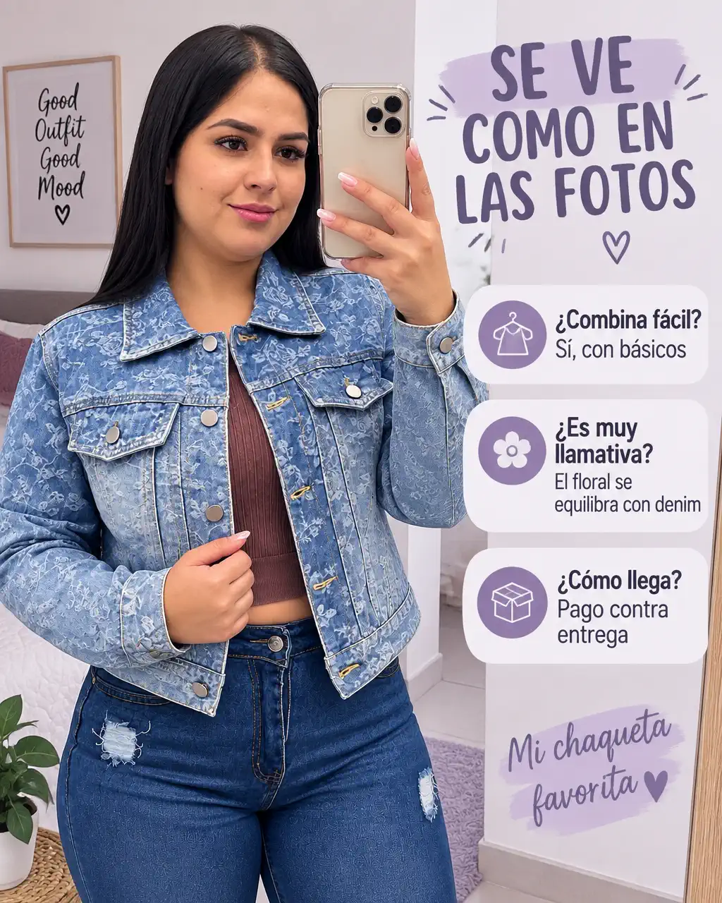 CHAQUETA DE JEAN