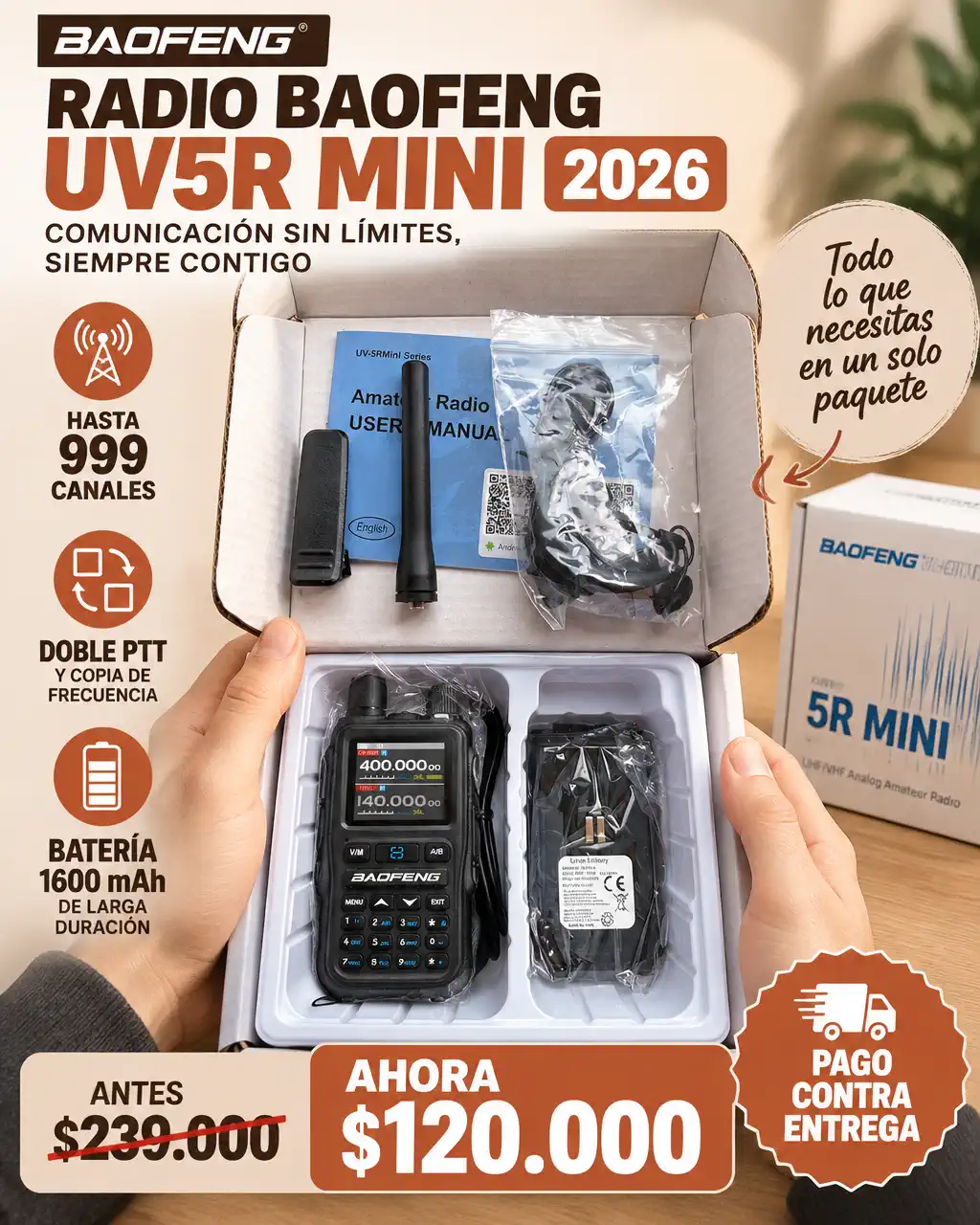 RADIO BAOFENG UV5R MINI